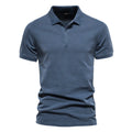 Men's Short Sleeve 100% Cotton Polo Shirt – Breathable Casual Everyday Top