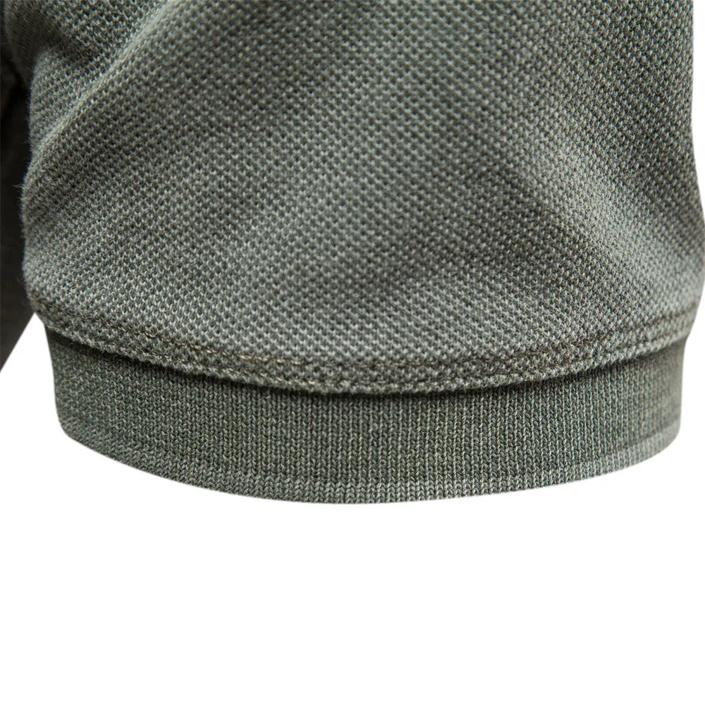 Men's Short Sleeve 100% Cotton Polo Shirt – Breathable Casual Everyday Top