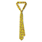 Men's Cartoon Rubber Duck Novelty Necktie – Playful Printed Funny Standard Width by Urban Tendency