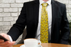 Men's Cartoon Rubber Duck Novelty Necktie – Playful Printed Funny Standard Width by Urban Tendency