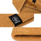 Men's Fleece-Lined Knit Neck Gaiter – Stylish Thick Tube Scarf in Camel by Urban Tendency