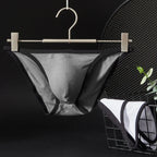 Men's Low-Rise Bikini Briefs Underwear in Gray by Urban Tendency
