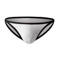 Men's Low-Rise Bikini Briefs Underwear in White by Urban Tendency