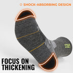 Men’s Merino Wool Blend Hiking Crew Socks – Moisture-Wicking & Cushioned by Urban Tendency