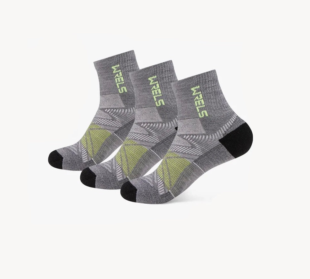 Men’s Merino Wool Blend Hiking Quarter Socks – Moisture-Wicking & Cushioned by Urban Tendency