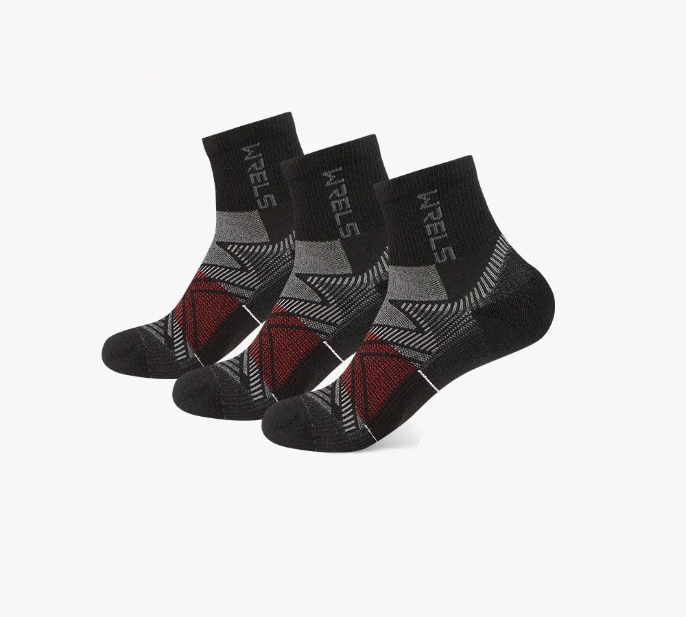 Men’s Merino Wool Blend Hiking Quarter Socks – Moisture-Wicking & Cushioned by Urban Tendency