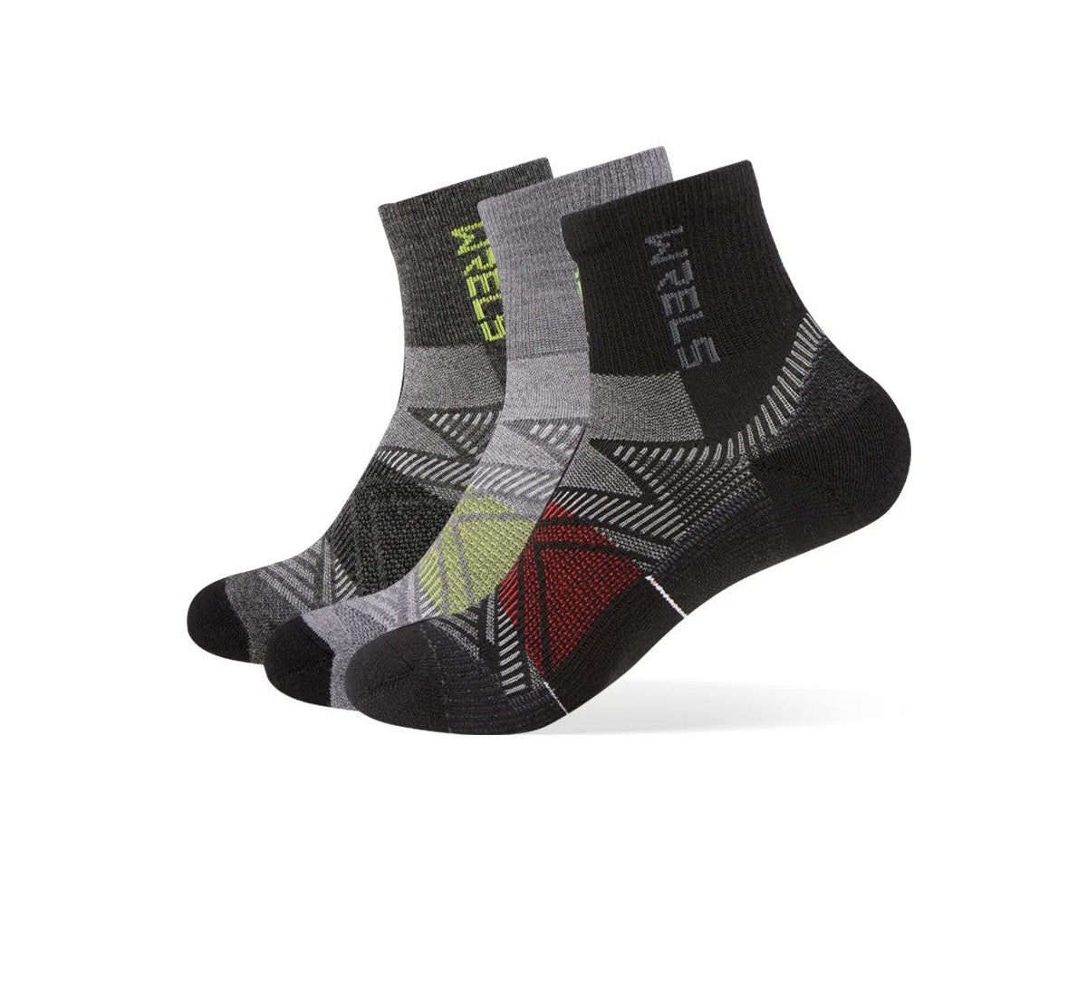 Men’s Merino Wool Blend Hiking Quarter Socks – Moisture-Wicking & Cushioned by Urban Tendency