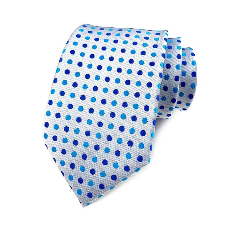 Men's Polka Dot Necktie – Stylish Fashion Tie 8cm by Urban Tendency