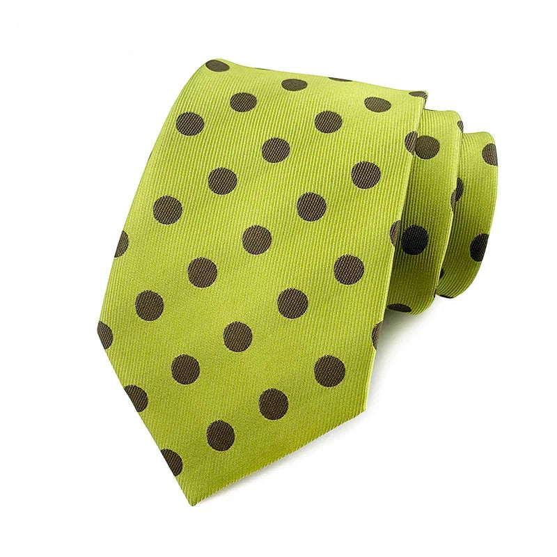 Men's Polka Dot Necktie – Stylish Fashion Tie 8cm by Urban Tendency