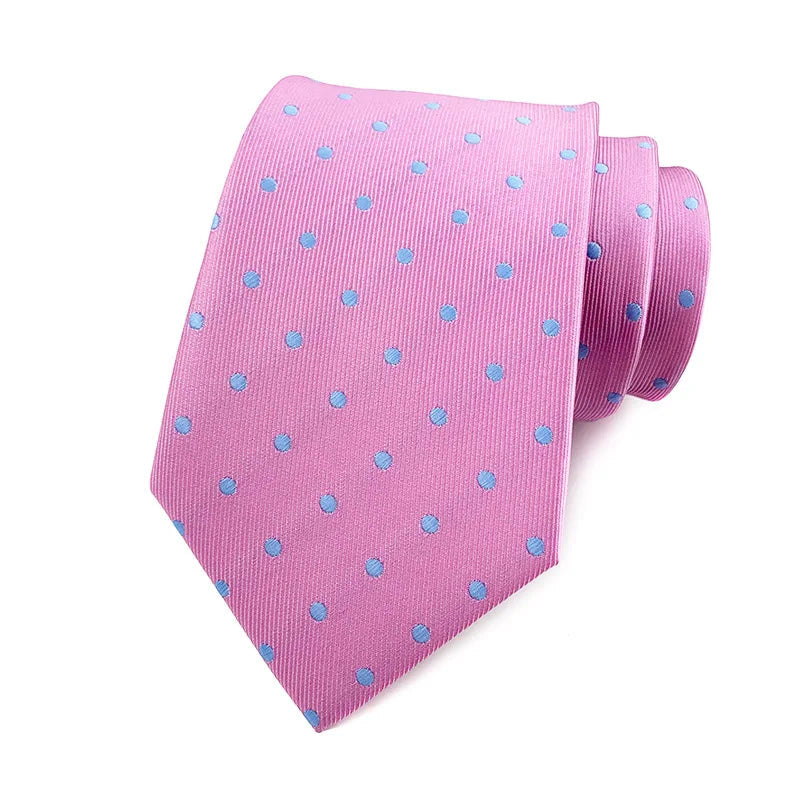 Men's Polka Dot Necktie – Stylish Fashion Tie 8cm by Urban Tendency