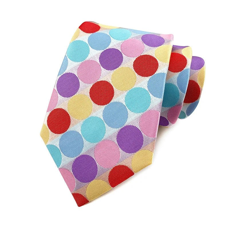 Men's Polka Dot Necktie – Stylish Fashion Tie 8cm by Urban Tendency