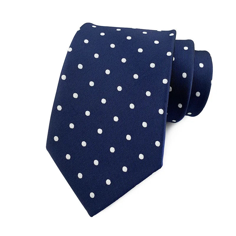 Men's Polka Dot Necktie – Stylish Fashion Tie 8cm by Urban Tendency