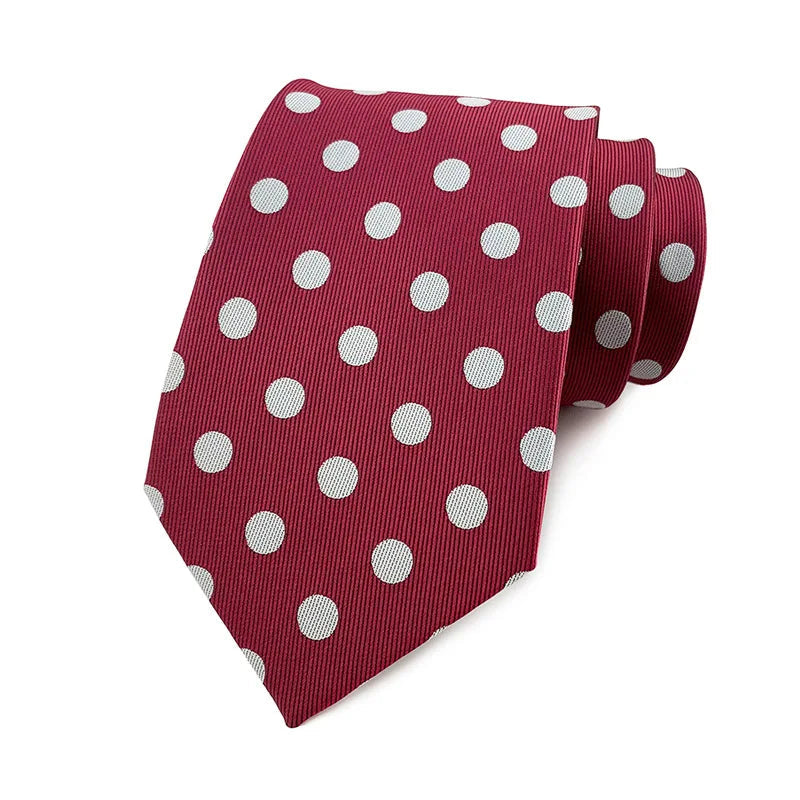 Men's Polka Dot Necktie – Stylish Fashion Tie 8cm by Urban Tendency