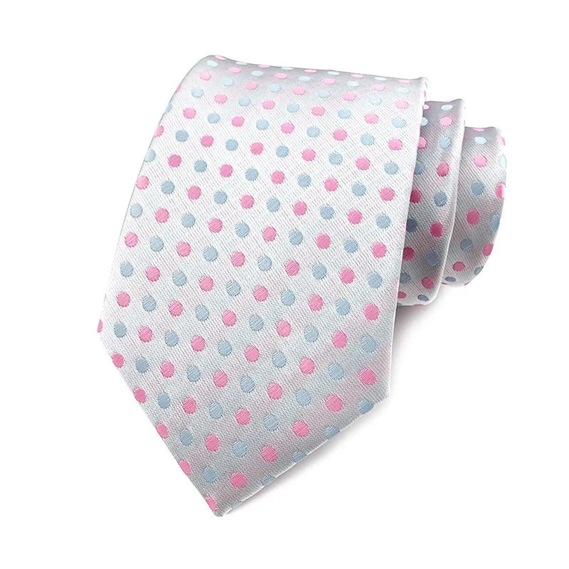Men's Polka Dot Necktie – Stylish Fashion Tie 8cm by Urban Tendency