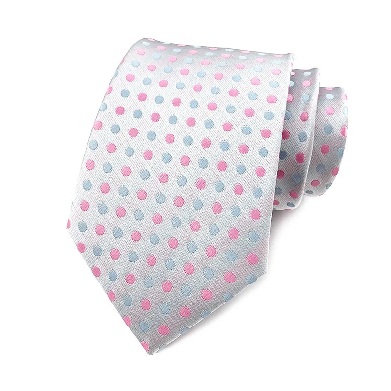 Men's Polka Dot Necktie – Stylish Fashion Tie 8cm by Urban Tendency