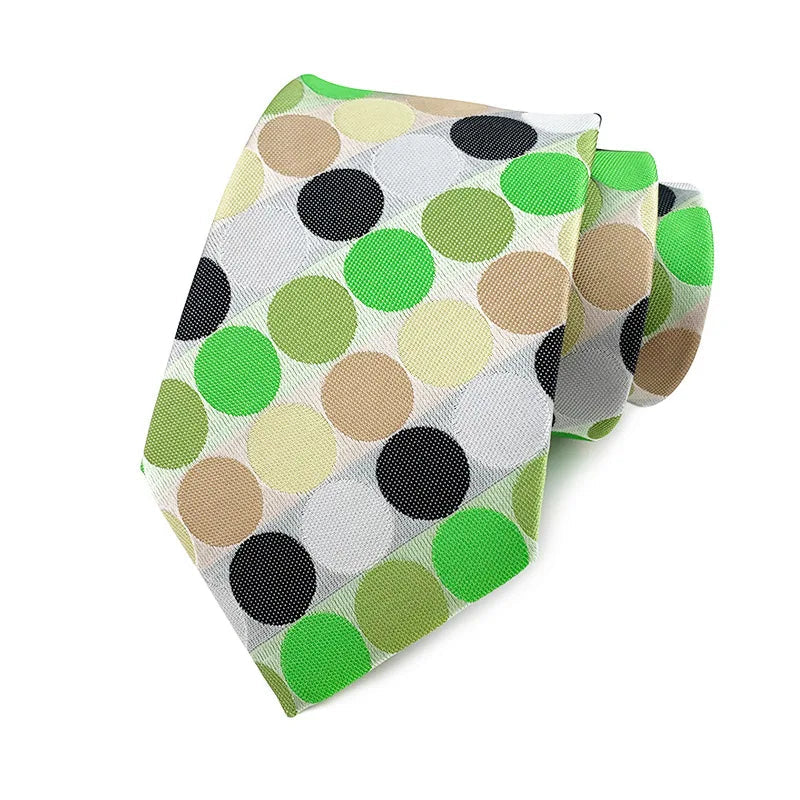 Men's Polka Dot Necktie – Stylish Fashion Tie 8cm by Urban Tendency