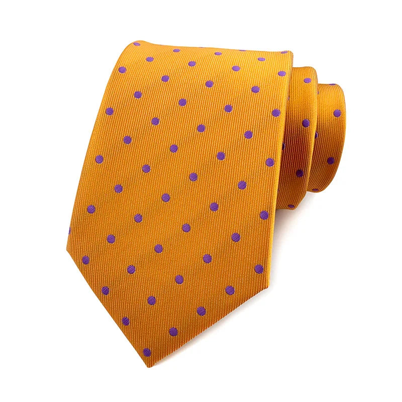 Men's Polka Dot Necktie – Stylish Fashion Tie 8cm by Urban Tendency