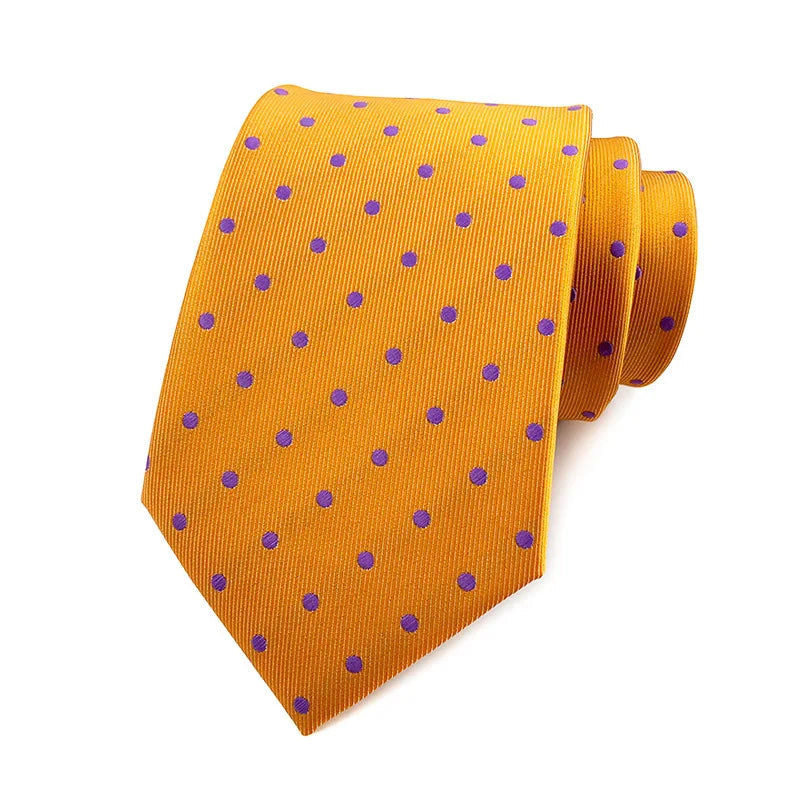 Men's Polka Dot Necktie – Stylish Fashion Tie 8cm by Urban Tendency