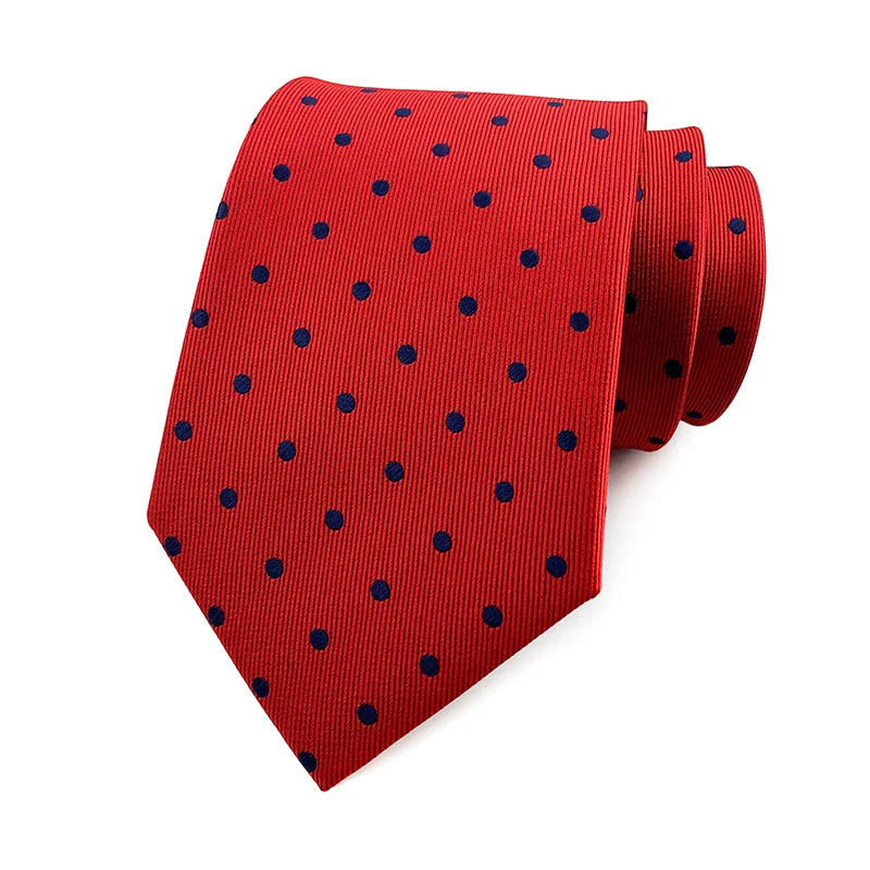 Men's Polka Dot Necktie – Stylish Fashion Tie 8cm by Urban Tendency