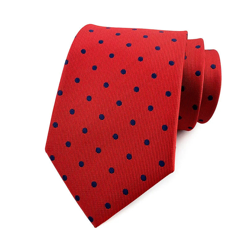 Men's Polka Dot Necktie – Stylish Fashion Tie 8cm by Urban Tendency