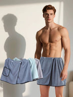 Men’s Quick-Dry Comfort Wrap Towel – Bath & Gym by Urban Tendency