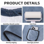 Men’s Quick-Dry Comfort Wrap Towel – Bath & Gym by Urban Tendency