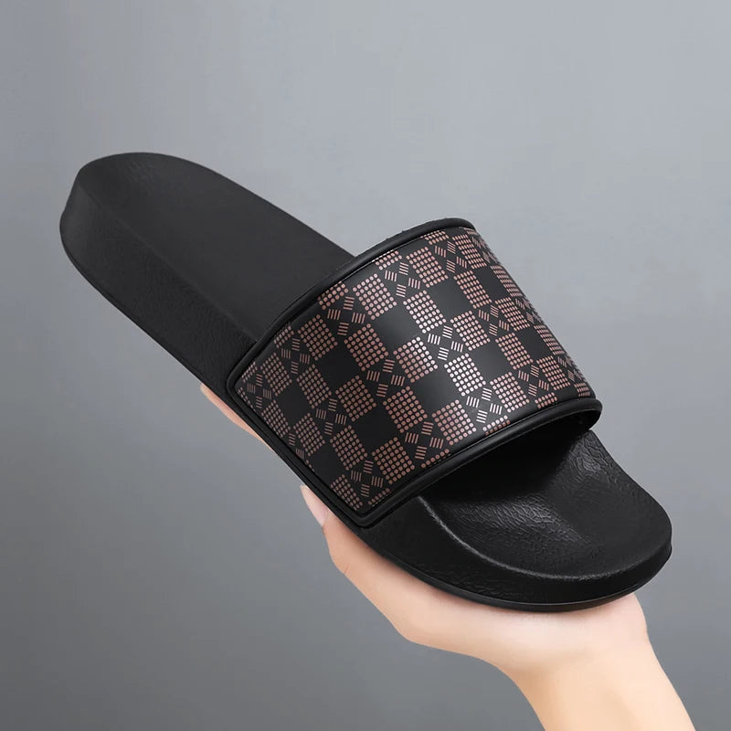 Men’s Shower Slides for Home, Gym, Pool & Beach with Strap by Urban Tendency
