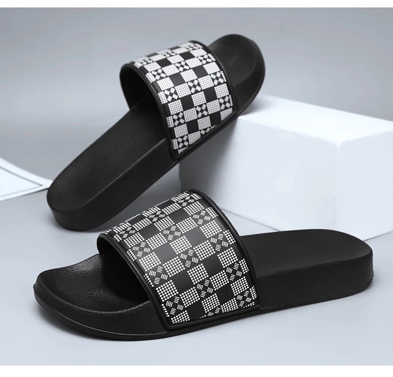 Men’s Shower Slides for Home, Gym, Pool & Beach with Strap by Urban Tendency