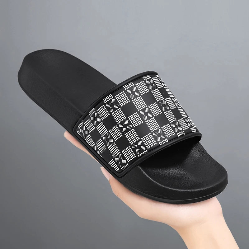 Men’s Shower Slides for Home, Gym, Pool & Beach with Strap by Urban Tendency