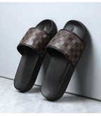Men’s Shower Slides for Home, Gym, Pool & Beach with Strap by Urban Tendency