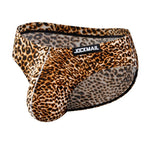 Men's Leopard Print Contour Pouch Briefs
