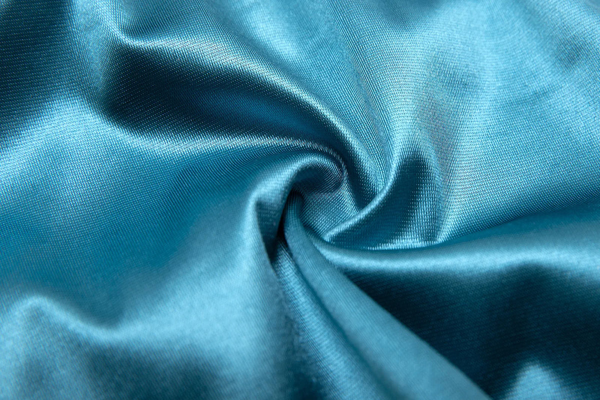 Men’s Shiny Silky Satin Boxer Shorts – Sleepwear & Underwear in Turquoise