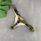 Men's Sleek Low-Rise Camouflage Print Thong Underwear in Army Green