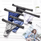 Men's Sleek Thong Underwear with Contoured Pouch & Elastic Waistband