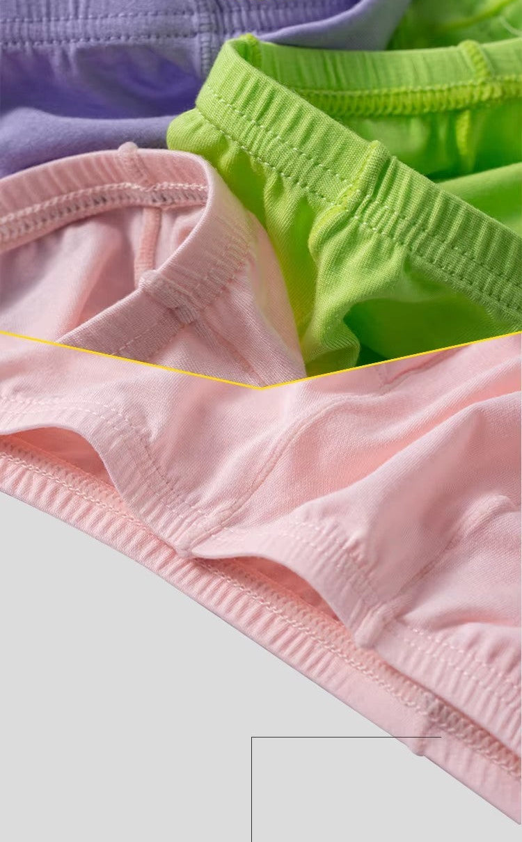 Men's Thin Low-Rise Stretch Comfortable Briefs Underwear with Contoured Pouch
