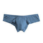 Men's Thin Low-Rise Stretch Comfortable Briefs Underwear with Contoured Pouch in Blue