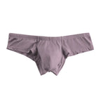 Men's Thin Low-Rise Stretch Comfortable Briefs Underwear with Contoured Pouch in Pink