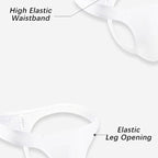 Men's Ultra-Thin Stretch Ice Silk Thong Underwear with Contoured Pouch